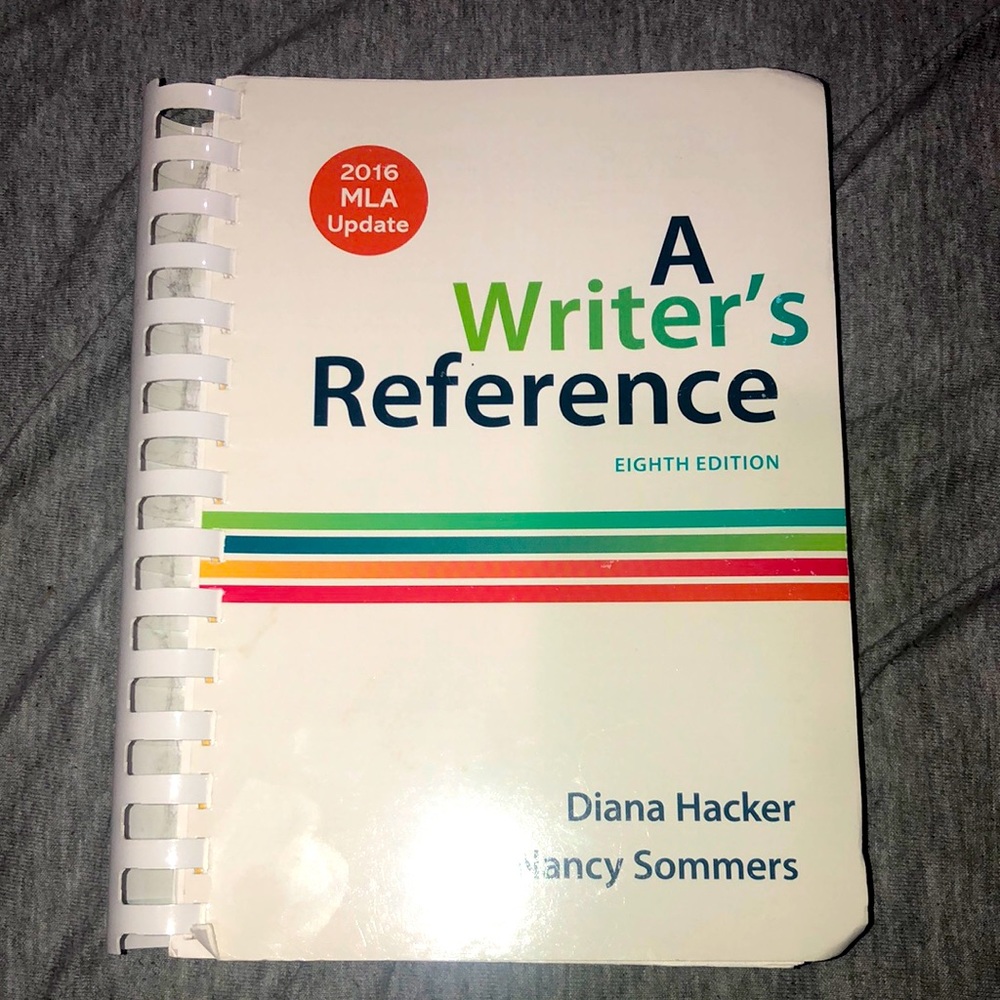 A Writers Reference Eighth Edition